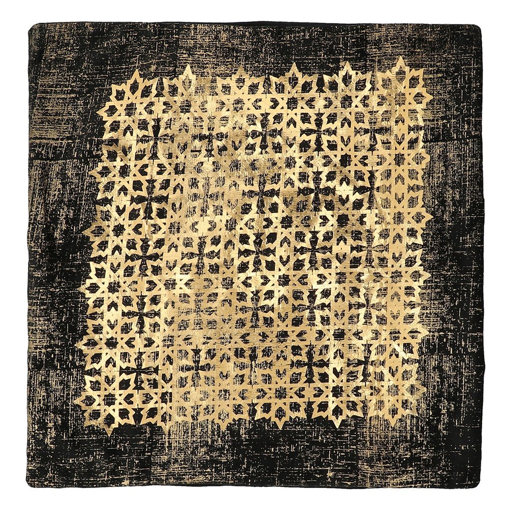 Gold Symmetry Cushion Covers (18x18)